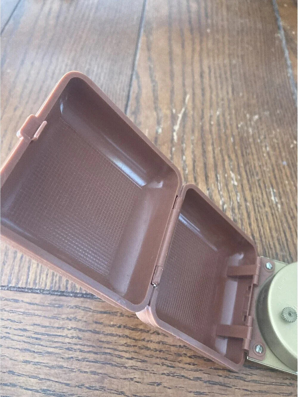 Vintage 1960'S Wesclox Travel Alarm Clock Key Wound Compact Plastic Case Works